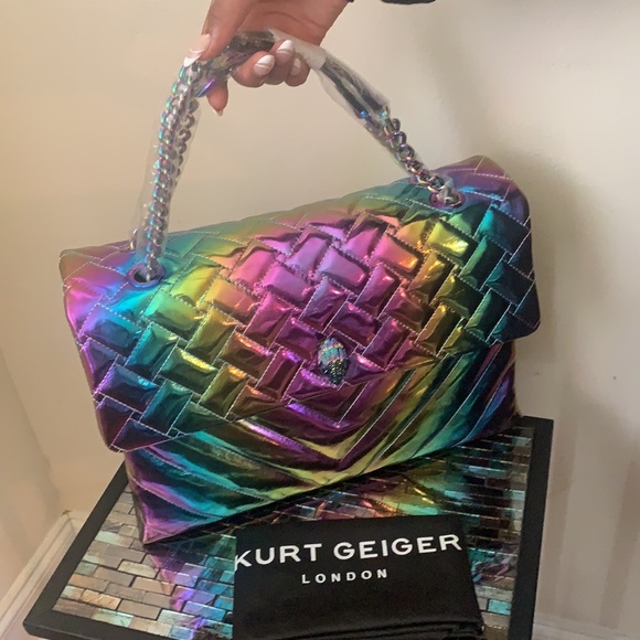 Kurt Geiger Handbags - KURT GEIGER LONDON KENSINGTON XXL LEATHER SHOULDER BAG